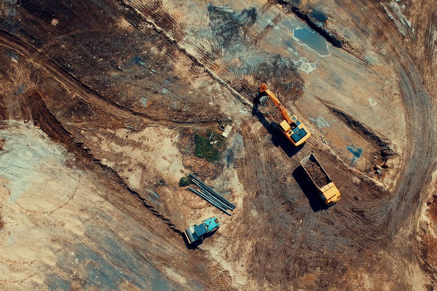 Excavación con maquinaria en movimiento de tierras